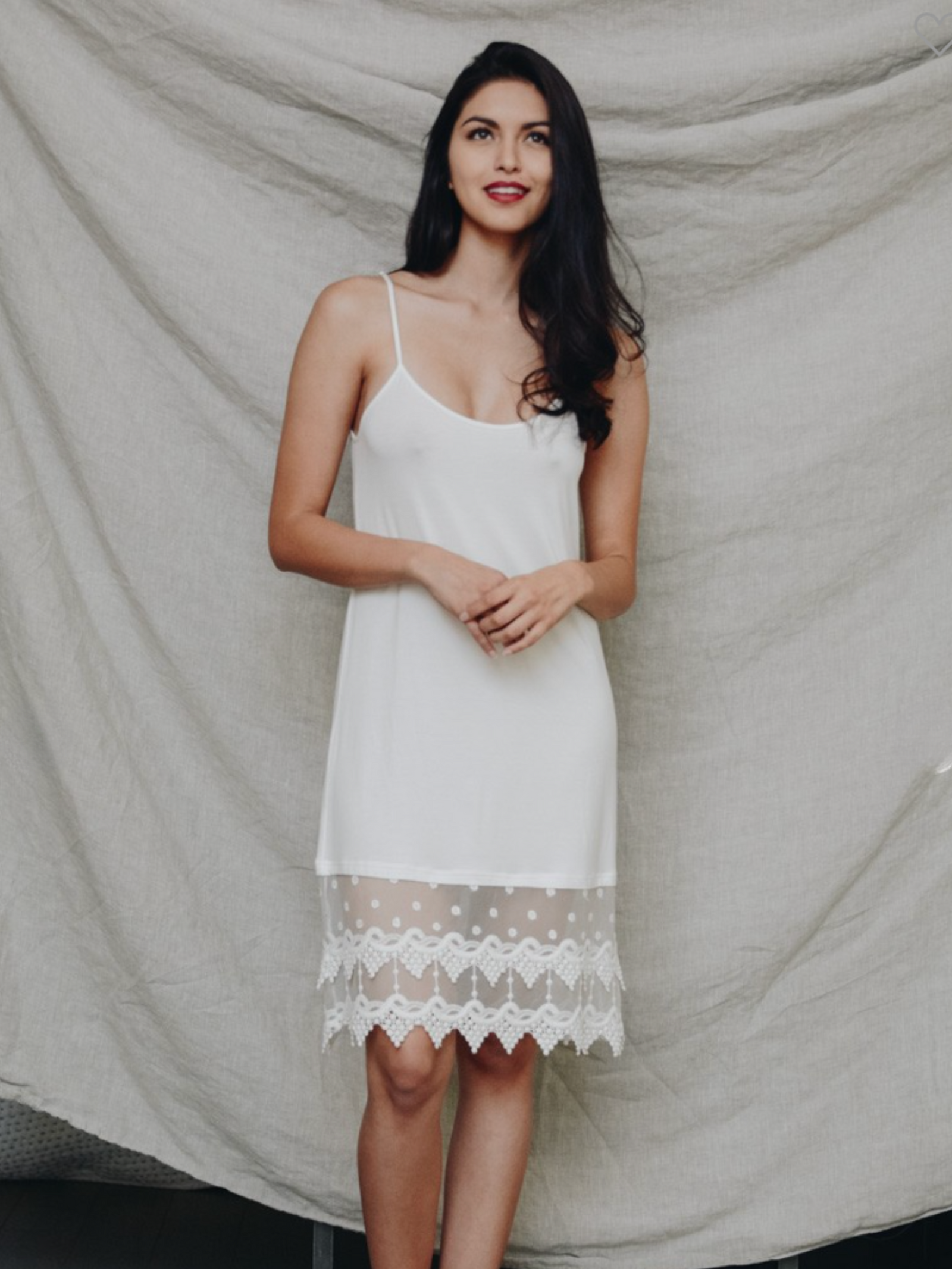 Lace Dress Slip Extender - Ivory