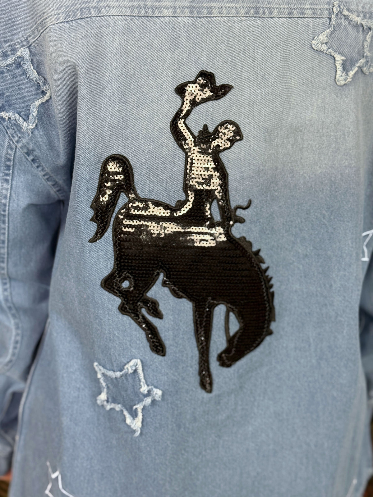 Star of the Rodeo Denim Top