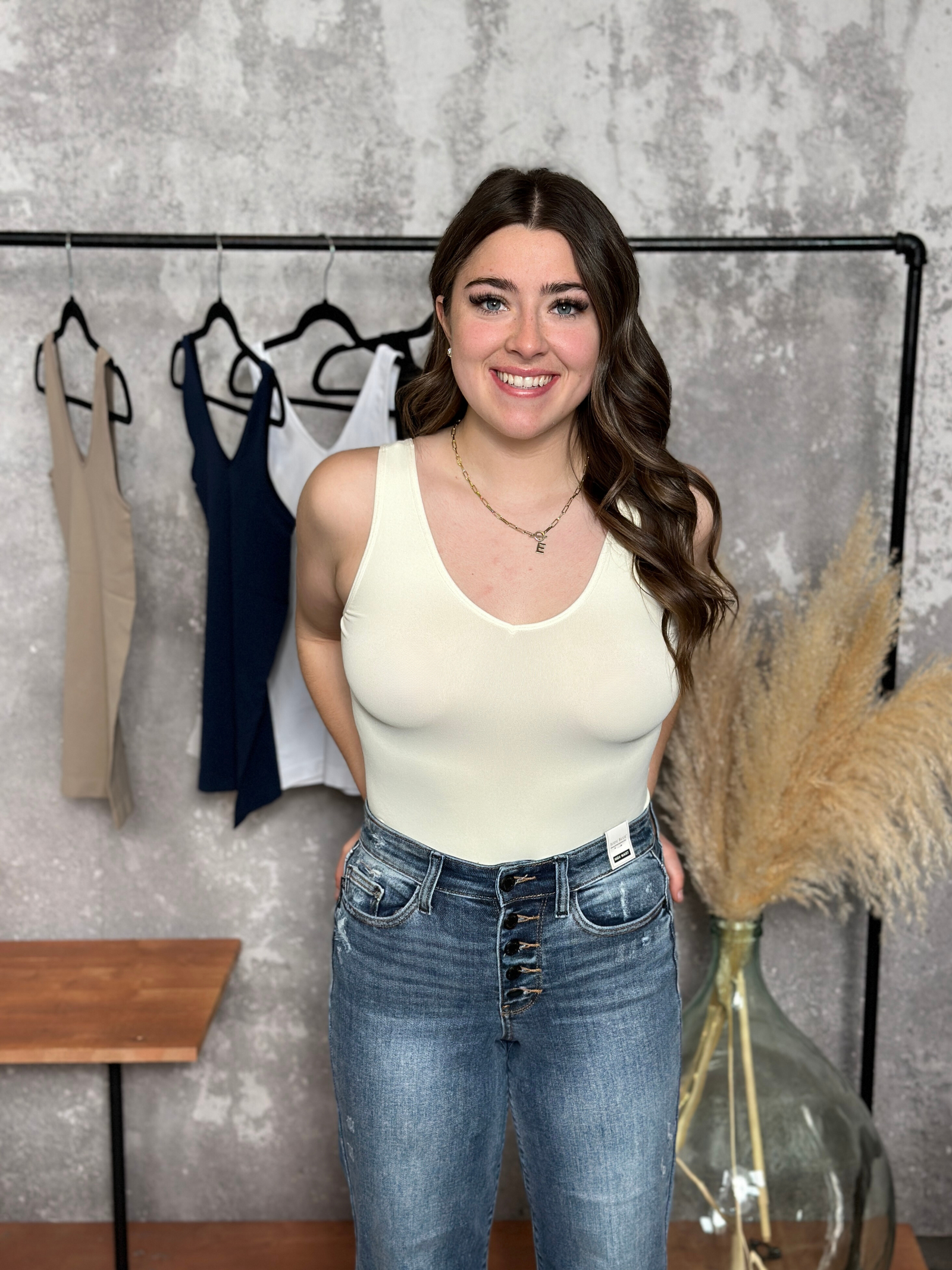 Seamless Layering Reversible Tank - Ivory - FINAL SALE