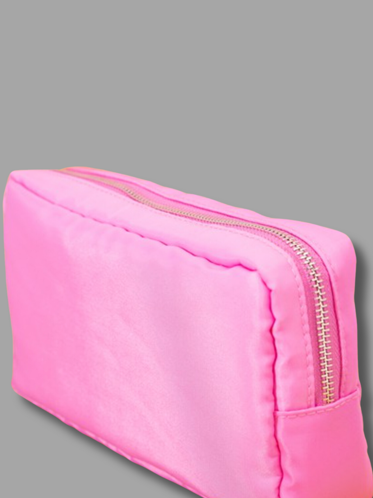 Makeup Bag Rectangular Rectangle Zipper Make Up Bag - The Pink Porcupine ltd.