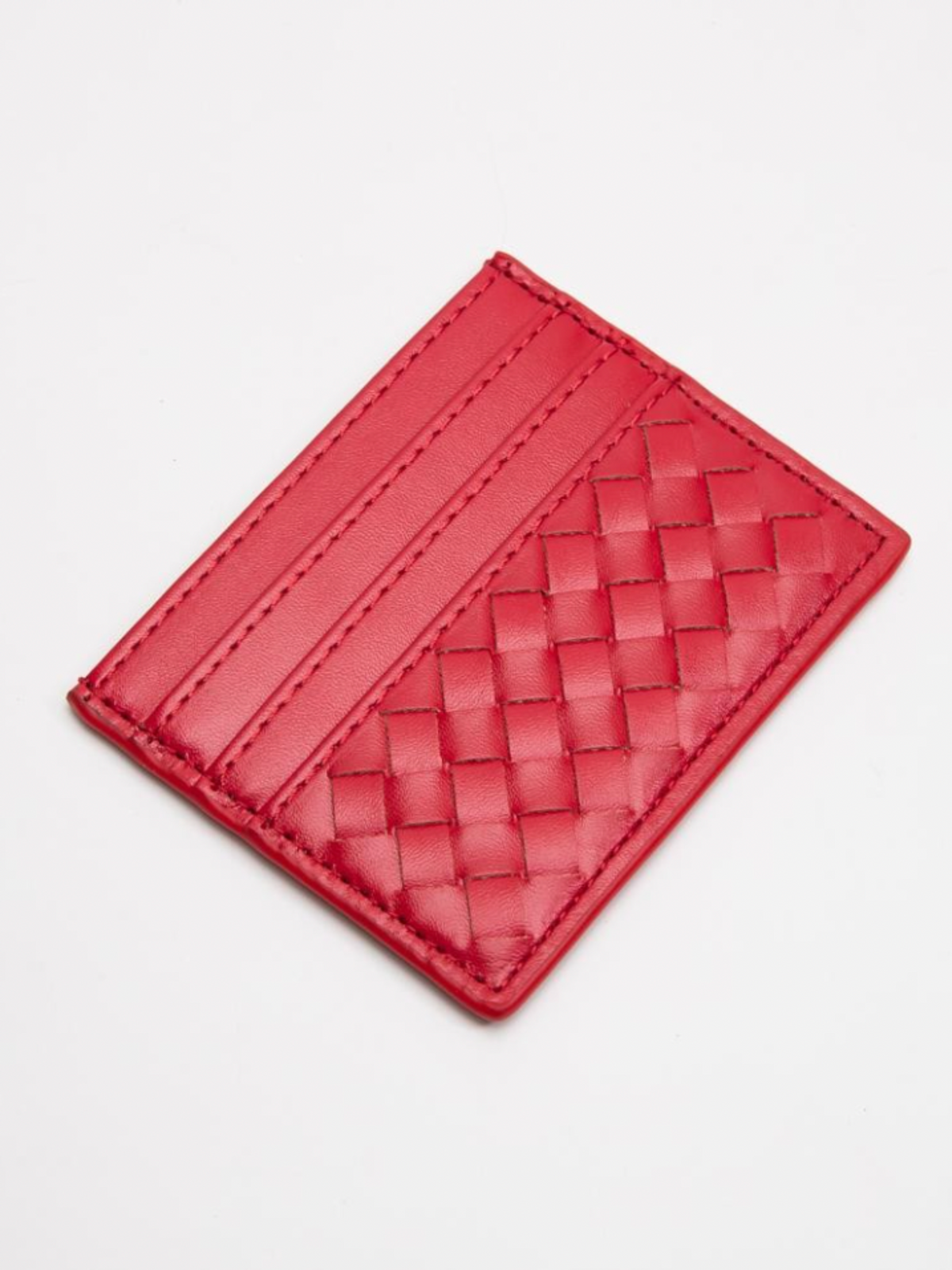 Slim Woven Pocket Card Holder Wallet