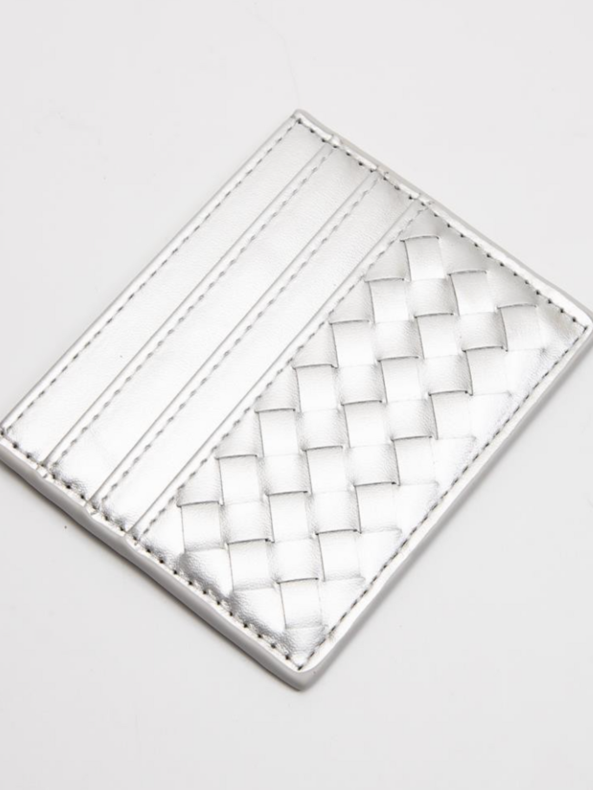 Slim Woven Pocket Card Holder Wallet