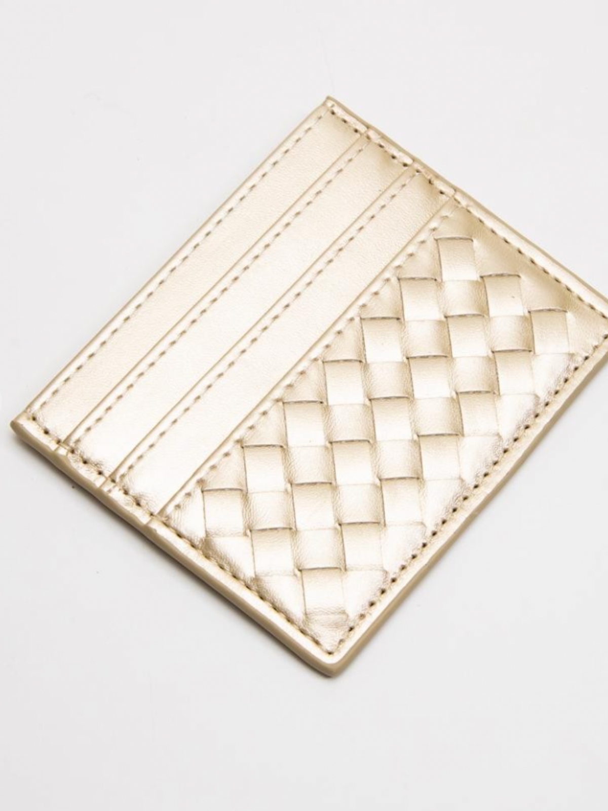 Slim Woven Pocket Card Holder Wallet
