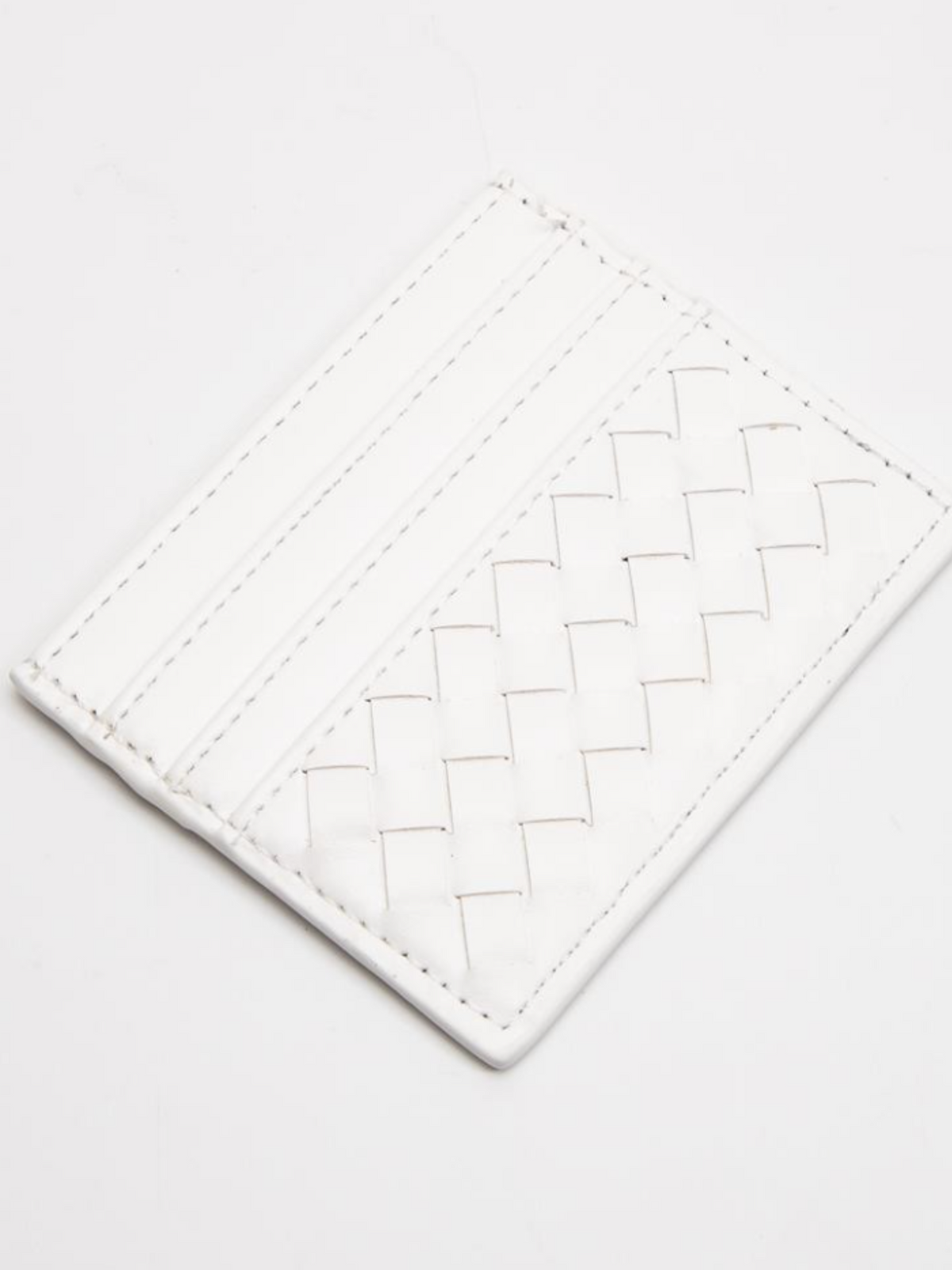 Slim Woven Pocket Card Holder Wallet