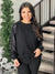 Santa Baby Top - Black (Small - 3X)