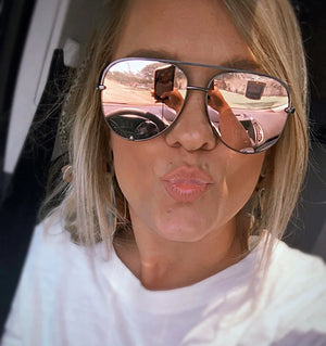 Dax Sunnies - Classic Aviator - Pink