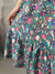 Wrinkle Free Bottom Ruffle Pattern Dress (Small - 3X)