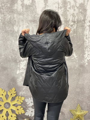 Quilted Jacket with Hood - Small - 3X (2X LEFT)