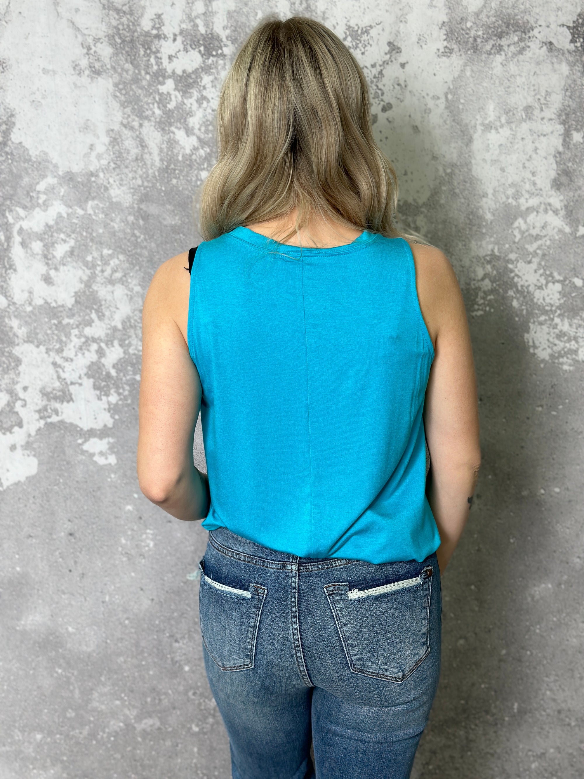 The Alisha Tank - Ice Blue (Small - 3X) *NEW color