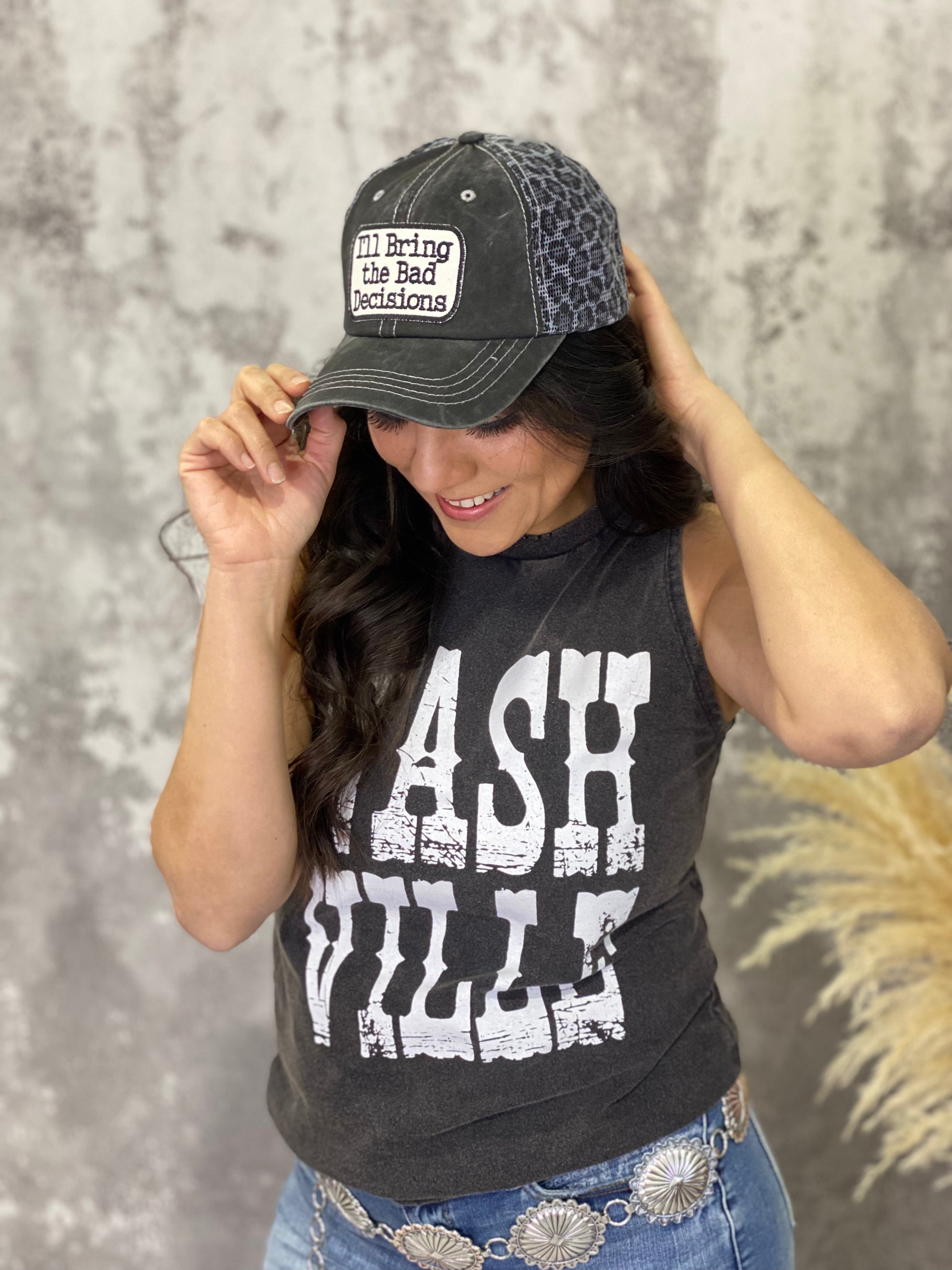 Vintage Patch Hat - Bad Decisions
