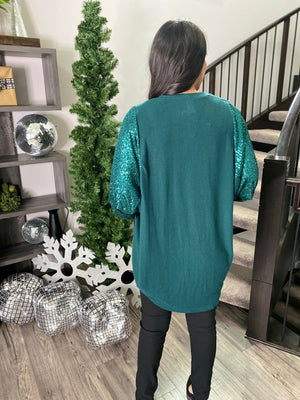 Mistletoe Cardigan - Green