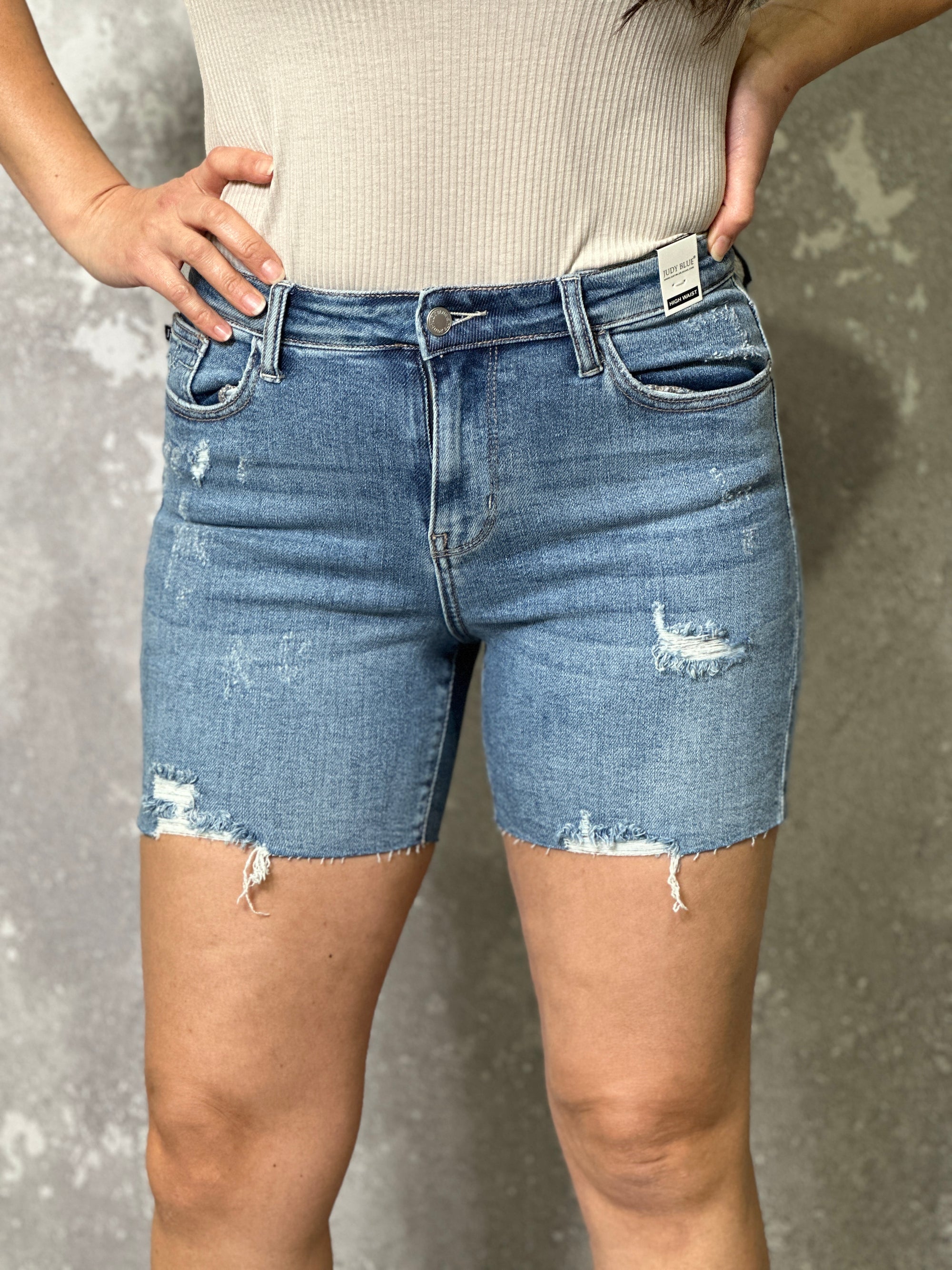 Judy Blue Summer Stroll Shorts (Small - 3X) RESTOCK