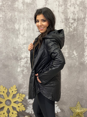 Quilted Jacket with Hood - Small - 3X (2X LEFT)
