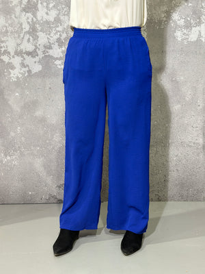 Winnie Wide Leg Dress Pant - Blue (Small - XL)  - FINAL SALE