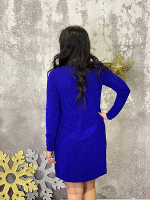 The Sam Sparkle Dress - Blue (Small - 3X) FINAL SALE