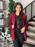 Mistletoe Cardigan - Burgundy