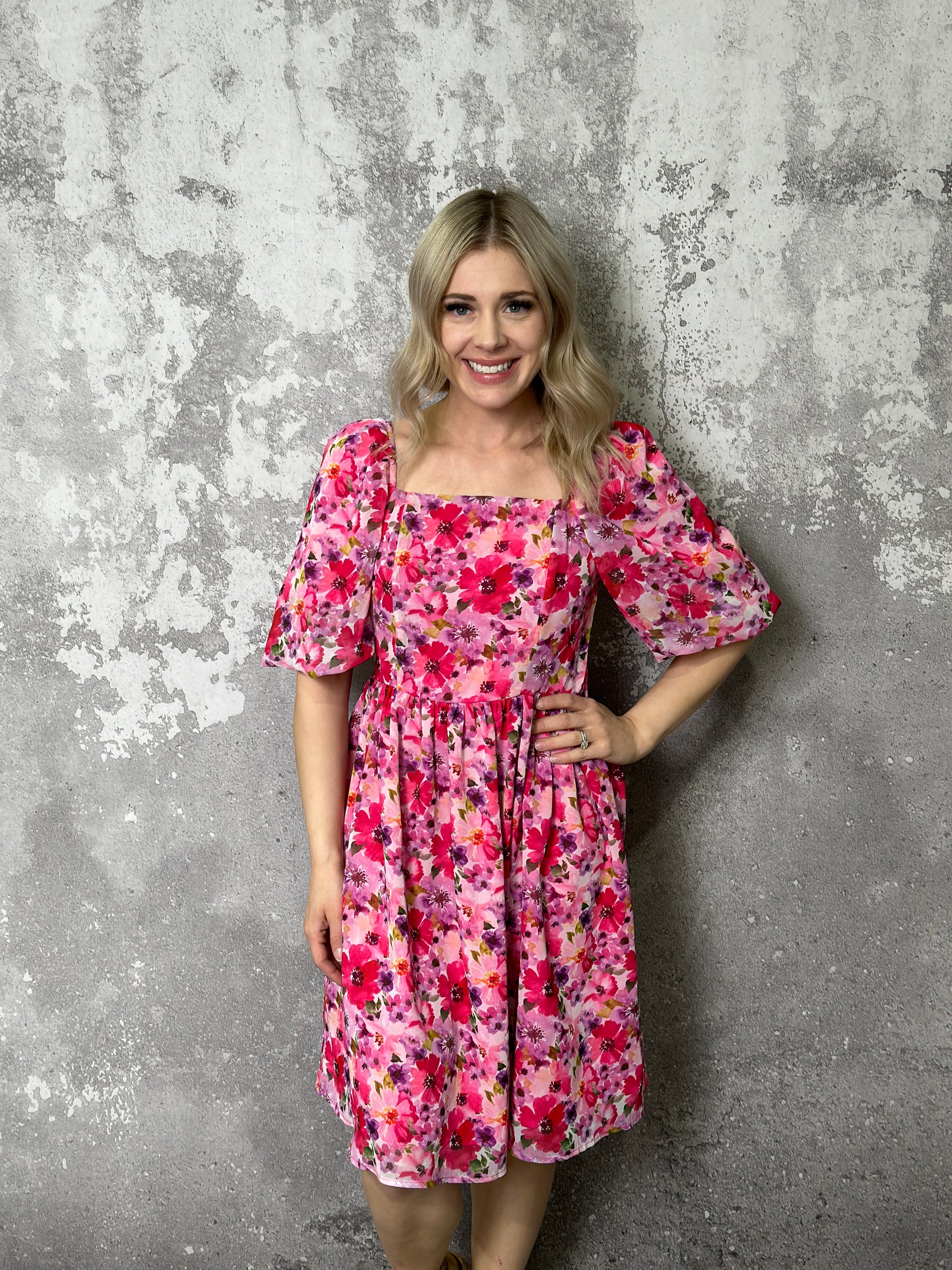 Puff Petunia Dress (Small - 3X)
