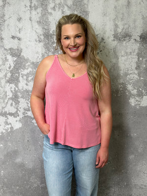 The Penny Tank - Pink - FINAL SALE