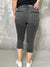 Judy Blue Skinny Fit Black Capri (sizes 25-24W)-FINAL SALE