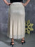 Champagne Sequin Midi Skirt